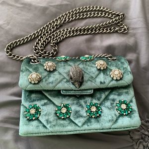Kurt Geiger London mini velvet purse